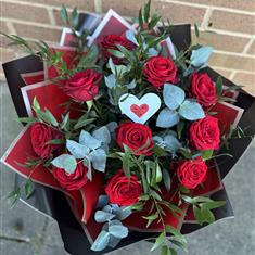 All my Love 12 Red Roses