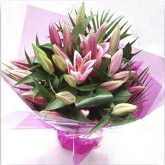 For the Love of Lilies Handtied Bouquet 