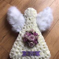 Bespoke Angel Funeral Tribute
