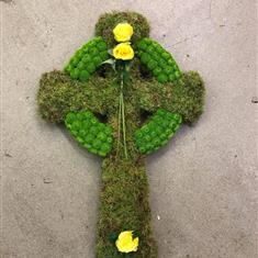 Bespoke Celtic Cross Funeral Tribute 