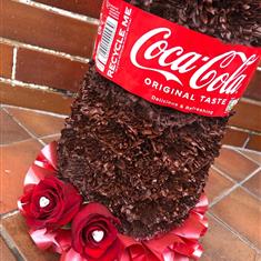 3D Bottle of Coca Cola Funeral Tribute 