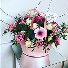 Pretty in Pink Handbag Arrangement 