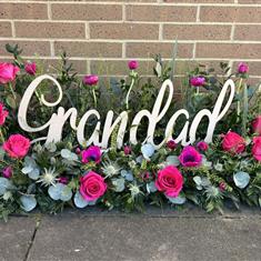 Grandad Meadow Funeral Flower Tribute 