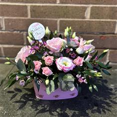 Mothers Day - Pink Trug Arrangement 