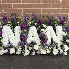 Meadow Flower Funeral Tribute - Nan