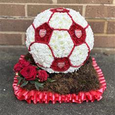 Arsenal Football Funeral Flower Tribute 